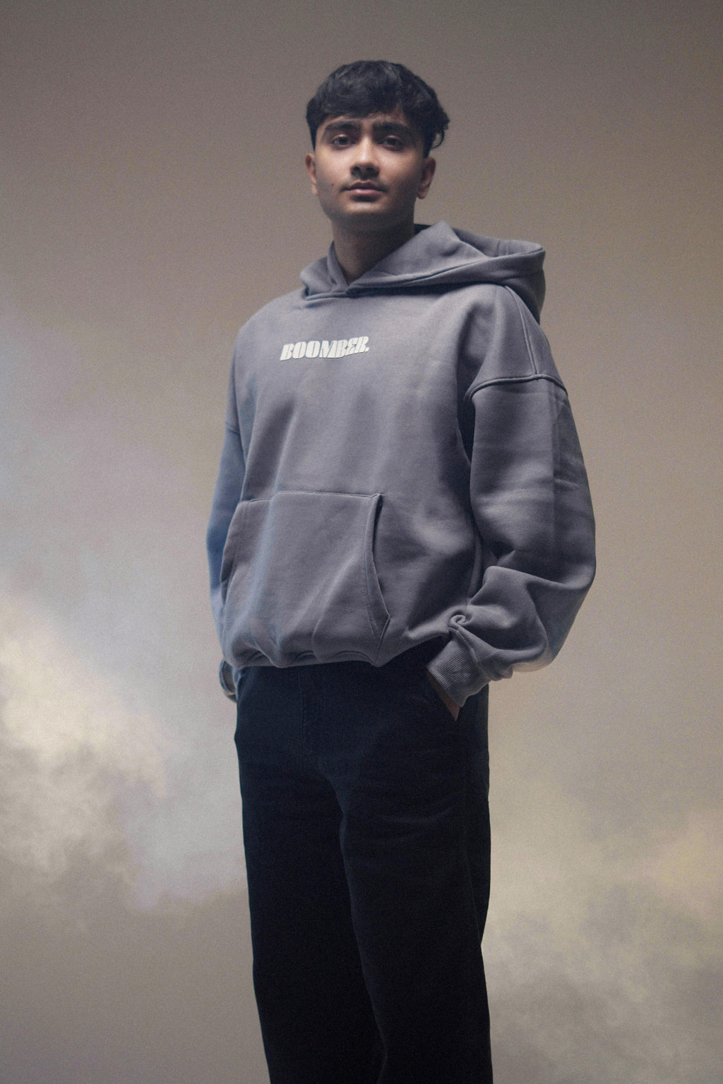 Stormy Grey Hoodie