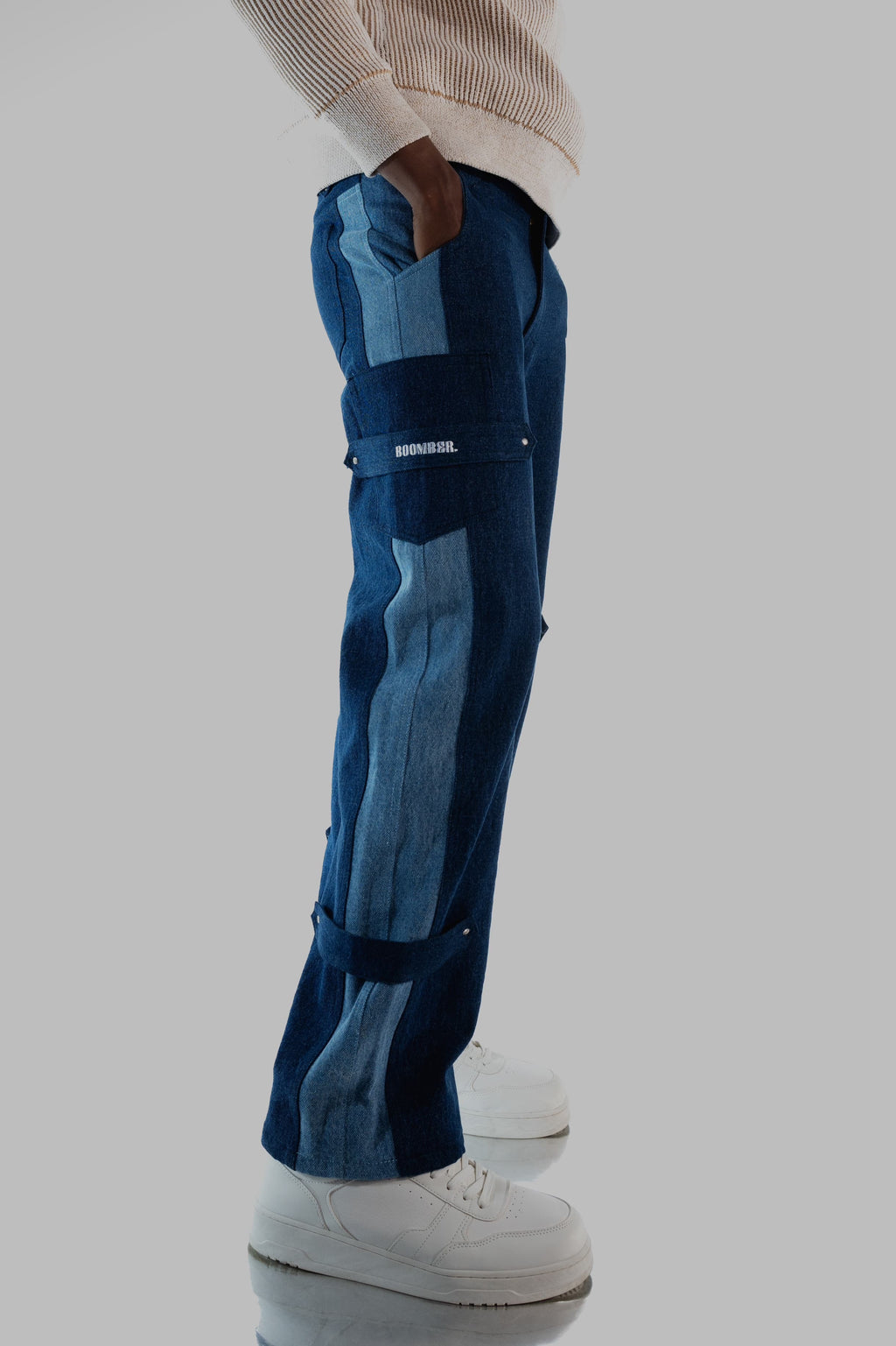 Dual Tone Baggy Pants