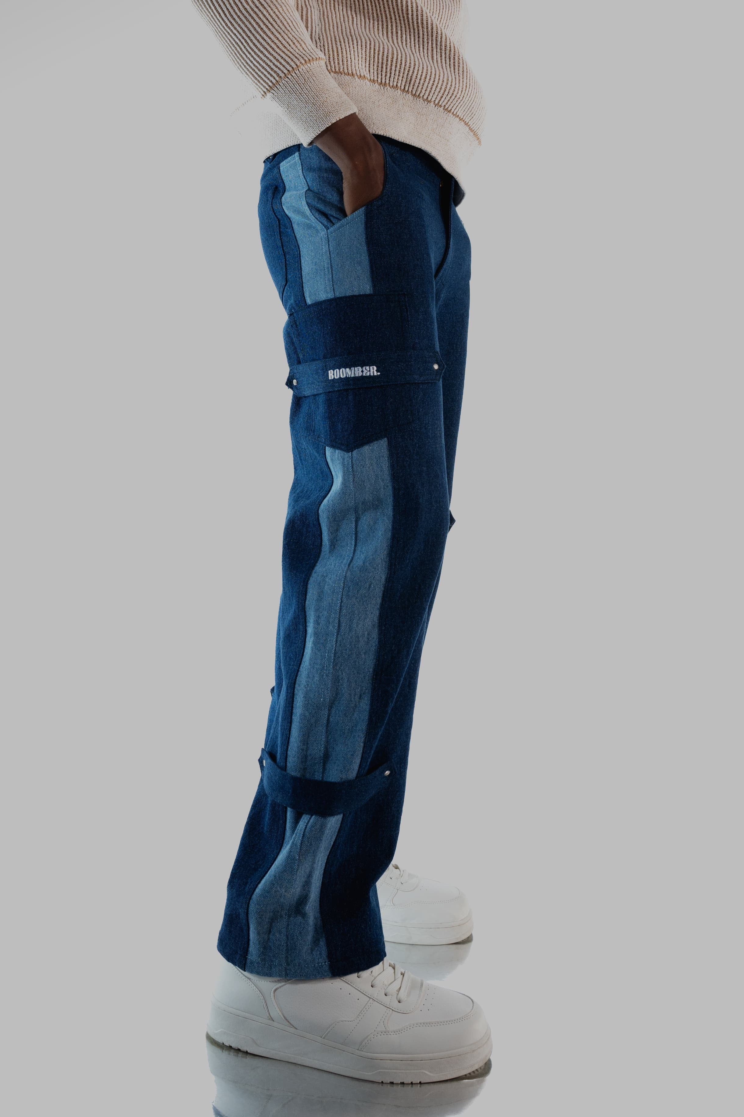 Dual Tone Baggy Pants
