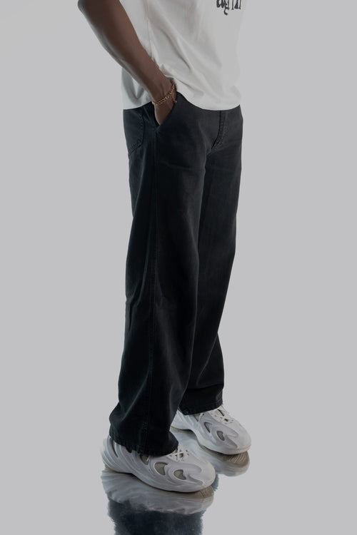 Black Straight Fit Jeans