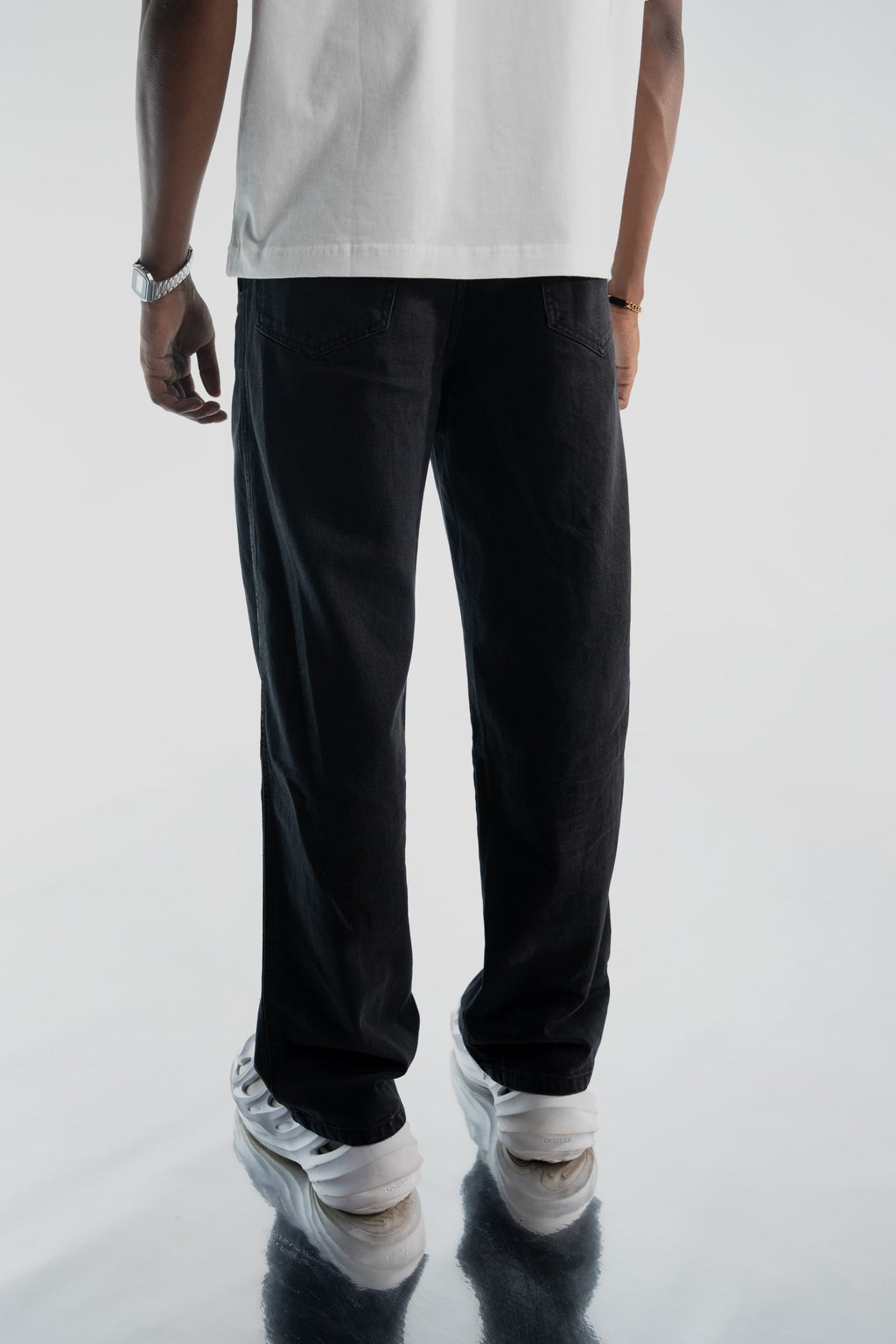 Black Straight Fit Jeans