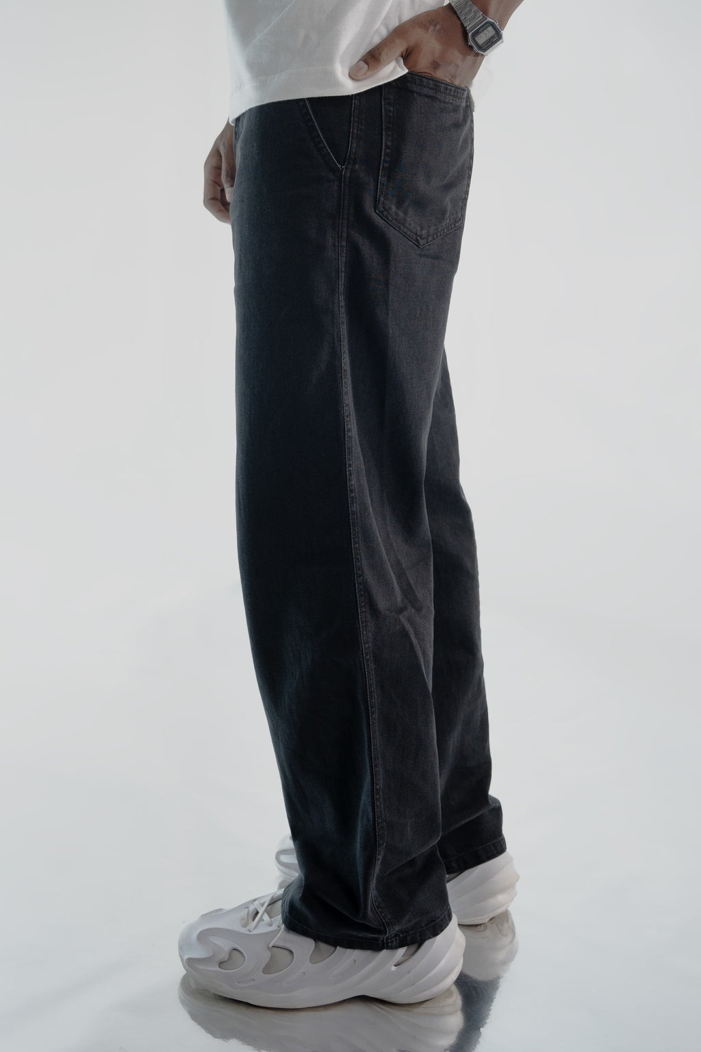 Black Straight Fit Jeans
