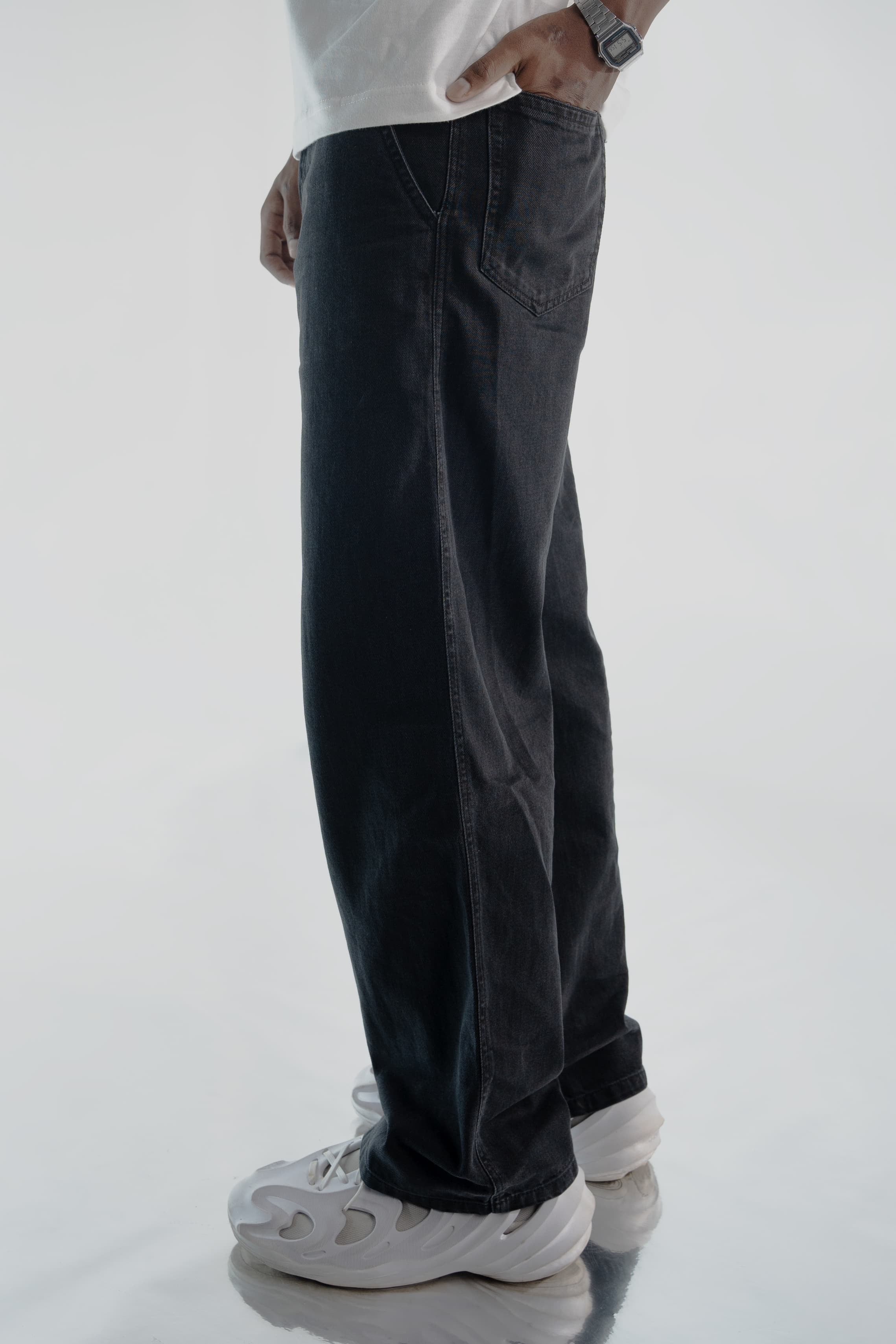 Black Straight Fit Jeans