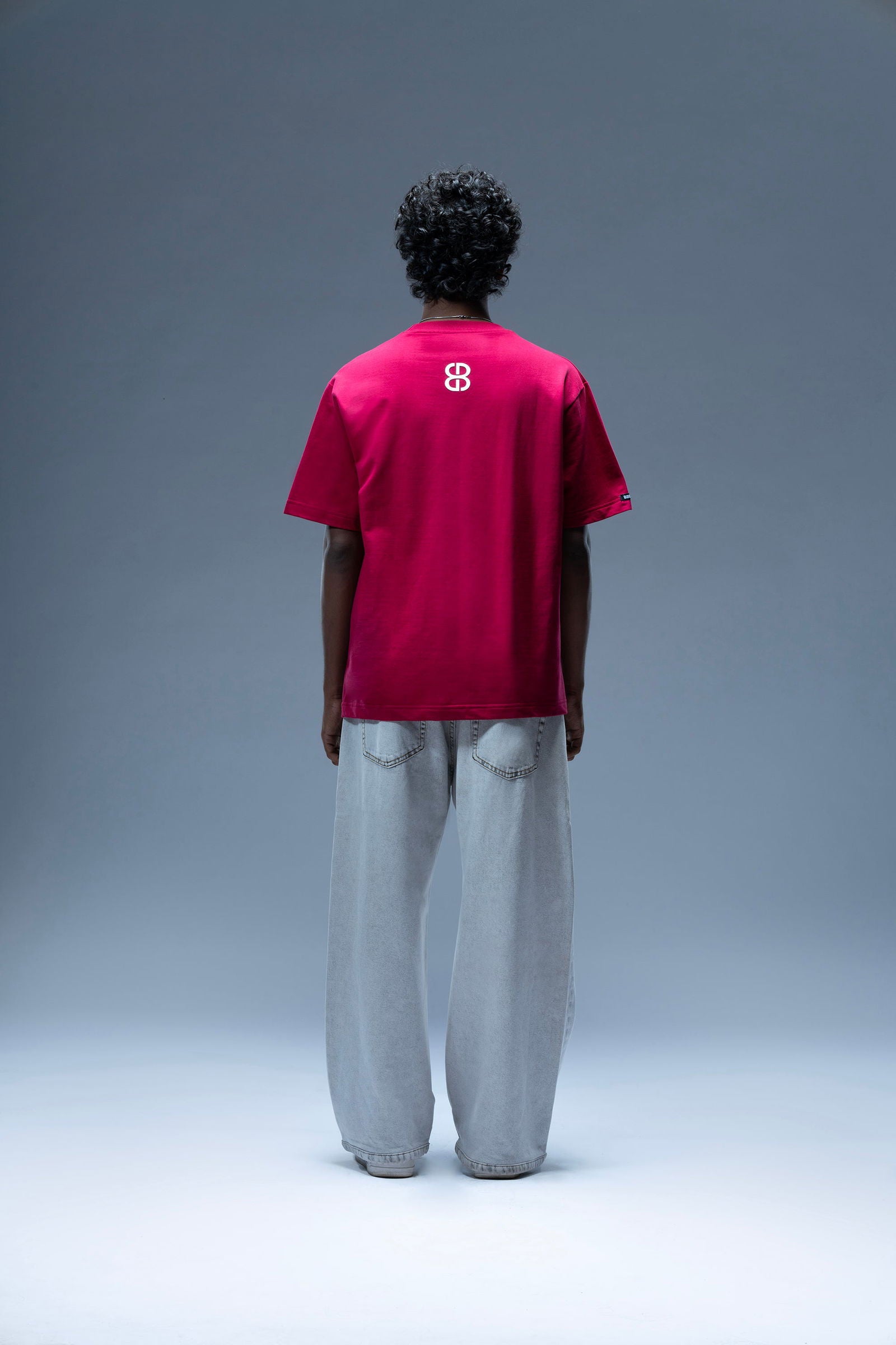 Hot Maroon Pink Basic Tee - Boomber